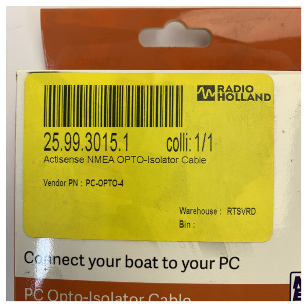 Actisense PC-OPTO-4 NMEA 0183 zu PC Opto-Isolator-Kabel | DB9 auf Blankdraht