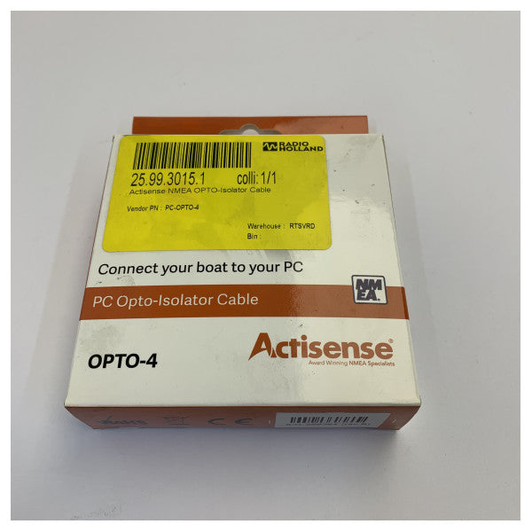 Actisense PC-OPTO-4 NMEA 0183 zu PC Opto-Isolator-Kabel | DB9 auf Blankdraht