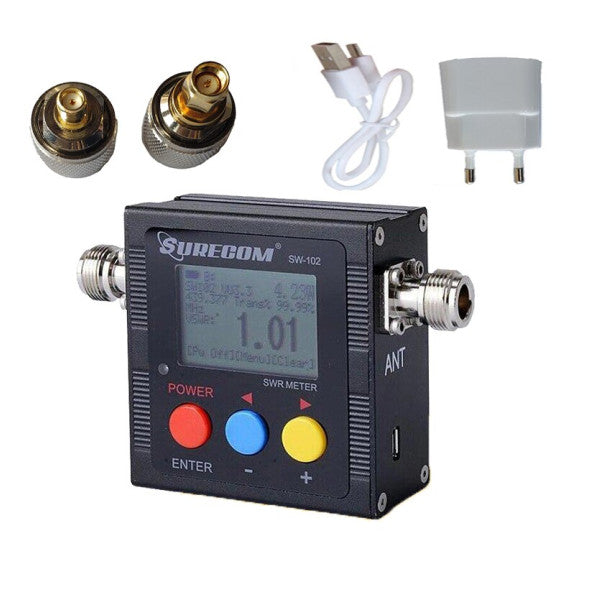 Surecom SW-102 Digital VHF/UHF Power & SWR Meter 125-525MHz