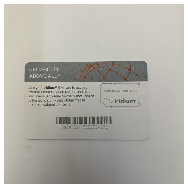 Karta SIM do satelitarnej komunikacji Iridium GMDSS - AE3499900