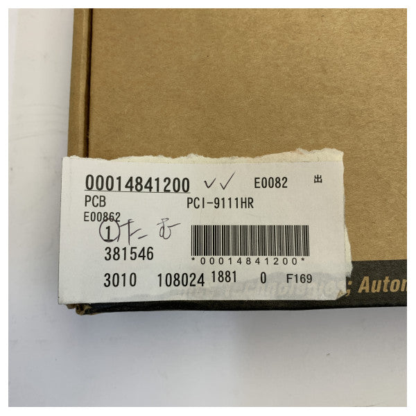 Furuno VR-5000 VDR PCB ADLINK PCI-9111HR Placa electrónica marina