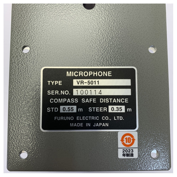 Micrófono Furuno VR-5011 VDR para el registrador de datos de viaje VR-5000