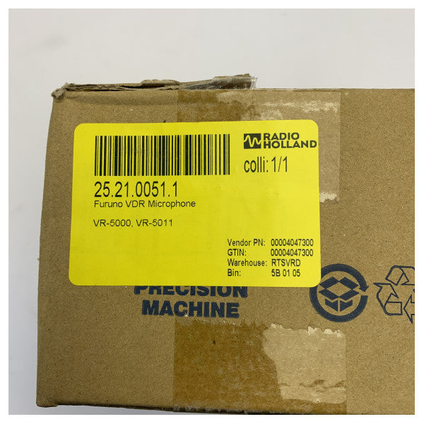 Micrófono Furuno VR-5011 VDR para el registrador de datos de viaje VR-5000