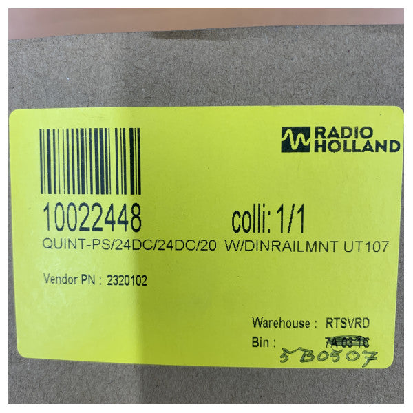 Phoenix Contact QUINT-PS/24DC/24DC/20 Μετατροπέας DC/DC 24V 20A 2320102 - Αχρησιμοποίητο