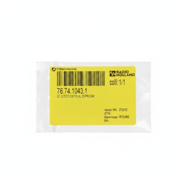 STMicroelectronics M27C512-10F1 EPROM IC 512Kb Non-Volatile Memory 27C512-10JL