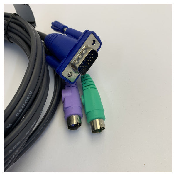 Aten 2L-5202P PS/2 KVM Cable 1.8m with 3-in-1 SPHD Connector