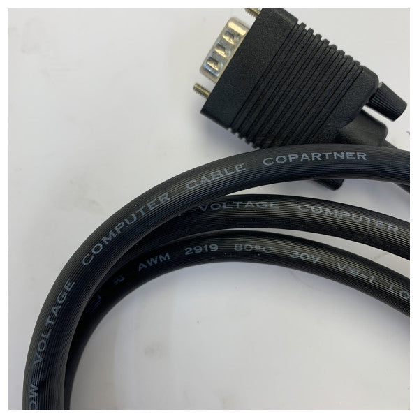 COPARTNER SVGA HD-Displaykabel M/M 1,8 m mit Ferritkernen - CAB4260-180