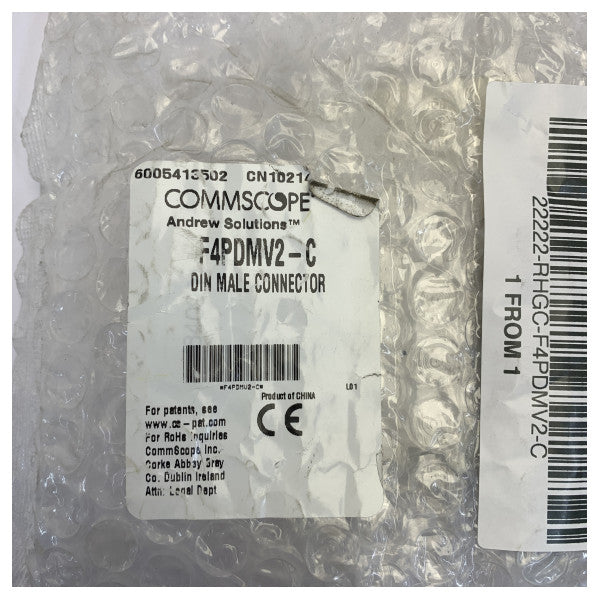 Conector RF Heliax Tipo N Macho Tipo de soldar F4PNMV2-HC