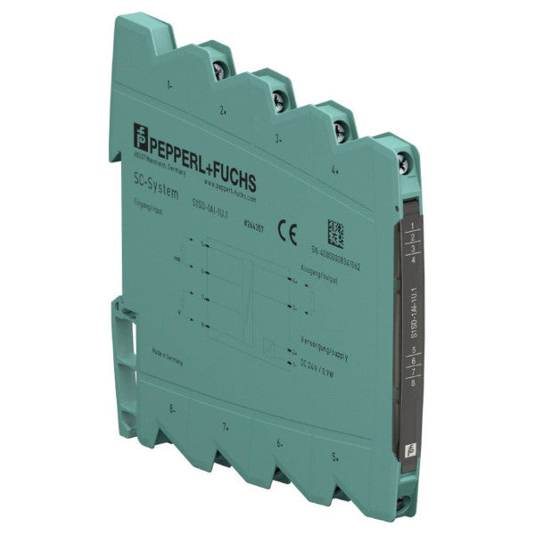 Pepperl+Fuchs S1SD-1AI-1U.2 Signal Conditioner 24VDC ±10V DIN Rail Mount