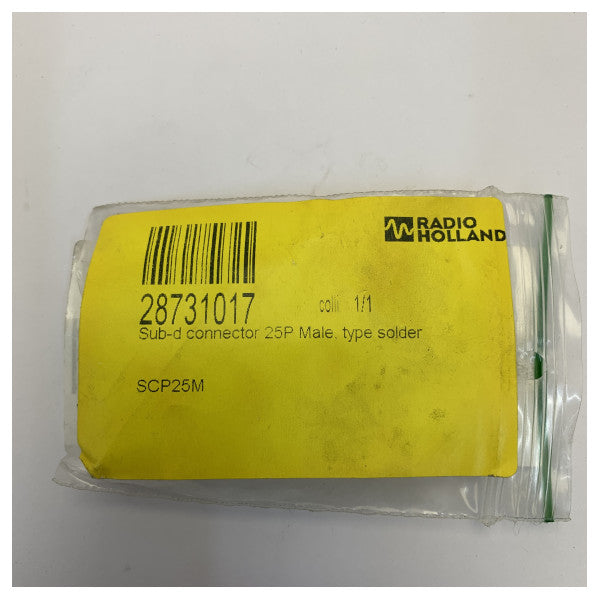 Conector D-Sub Macho de 25 Pinos para Soldar Eminent SCP25M - DB25 RS232