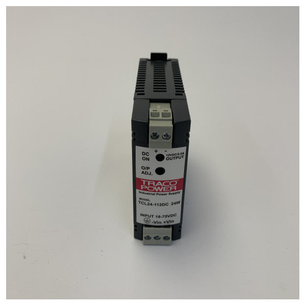 Telerex Traco Power TCL 024-112 Μετατροπέας DC/DC 24VDC σε 12VDC 24W για τοποθέτηση σε ράγα DIN