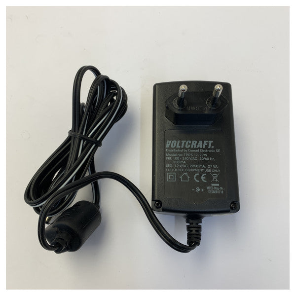 Voltcraft FPPS 12-27W strømadapter 12V DC 2250mA 27W AC/DC