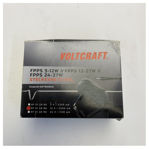 Voltcraft FPPS 12-27W strømadapter 12V DC 2250mA 27W AC/DC