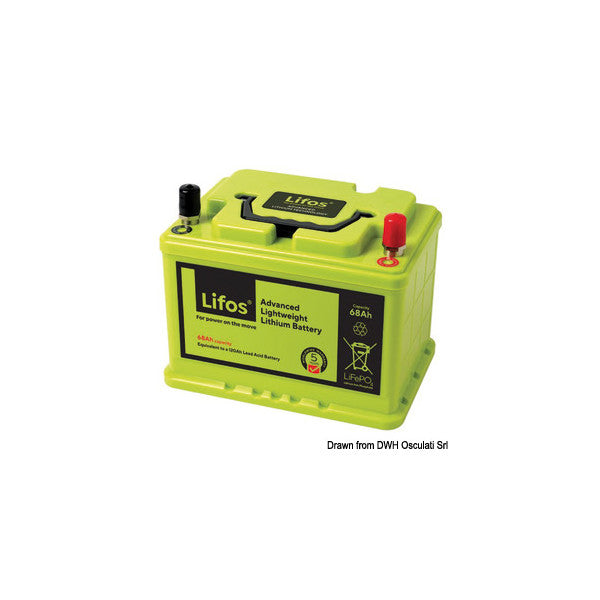 LIFO 12,8V 68Ah LiFePO4 Marine Battery - let, holdbar litiumkraft til både og skibe