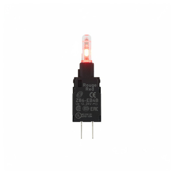 Schneider Electric Harmony XB6 Işık Bloğu ZB6EB4B Kırmızı 12-24V 30V AC/DC LED Elemanı