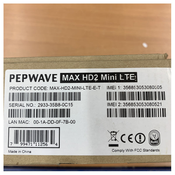 Pepwave MAX HD2 Mini Global Dual 4G LTE marin mobilrouter