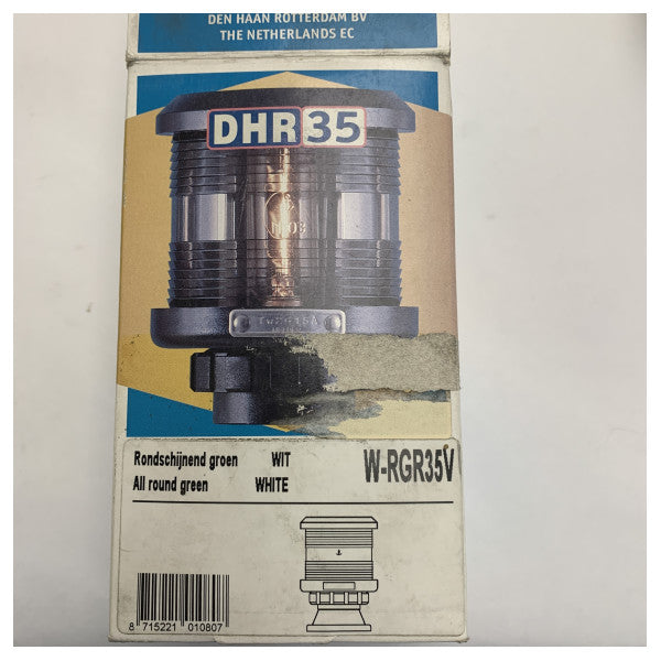 Vetus DHR W-RGR35V Dawl tal-Lokazzjoni Marittimu Aħdar 12/25V