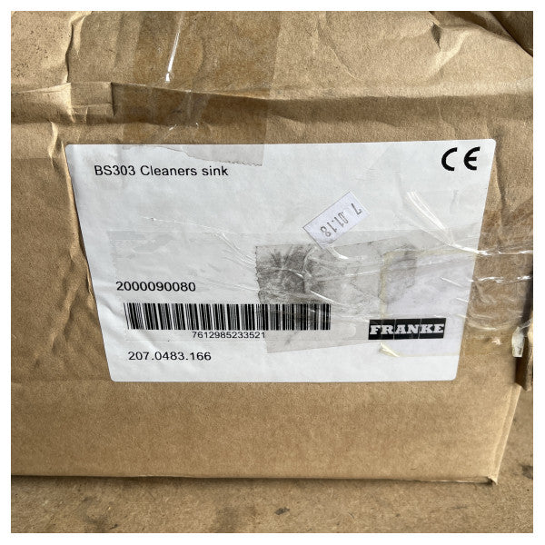 Мивка за стенен монтаж от неръждаема стомана Franke BS303 500 x 400 mm