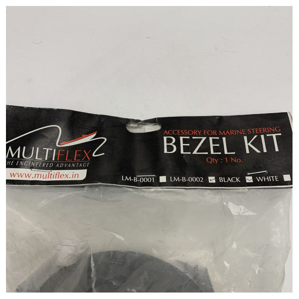 Kit de embellecedor de dirección de 20 grados Multiflex Marine Negro - LM-B-0002