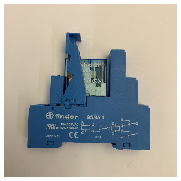 Finder Electrical Relay and Socket EZ000814 - Marine Grade Plug-in Relay