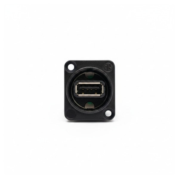 Neutrik NAUSB-W-B käännettävä USB 2.0 -paneeliasennettava liitin
