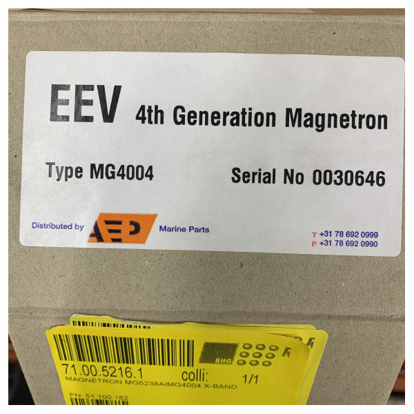 Magnetron de radar marin EEV e2v MG5238A-MG4004 bande X