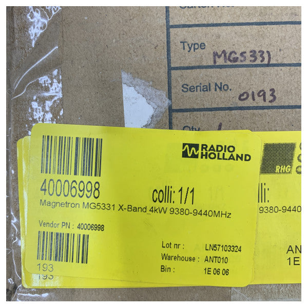 TERMA MG5331 Solenoide elettromagnetico marino con connettori a banana