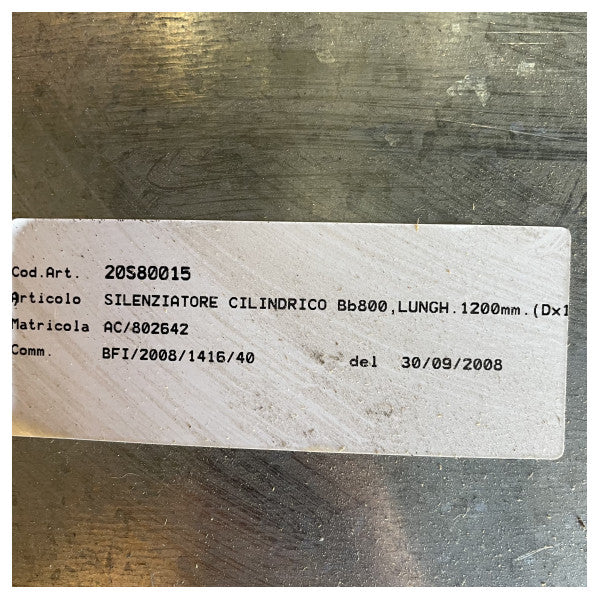 Gianneschi Dometic Condaria filterljuddämpare 1200 x 800 - 20S80015