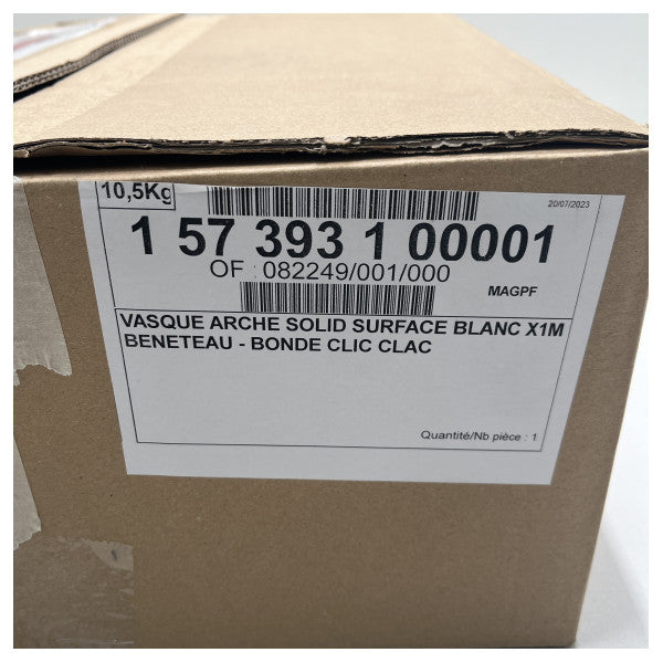 Vasqua yuvarlak lavabo çapı 360 x 130 mm beyaz - 157393100001