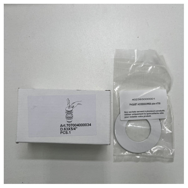 Vasqua yuvarlak lavabo çapı 360 x 130 mm beyaz - 157393100001