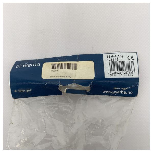 Wema niveauaflæser til sortvandstank i rustfrit stål 410 mm - 126713