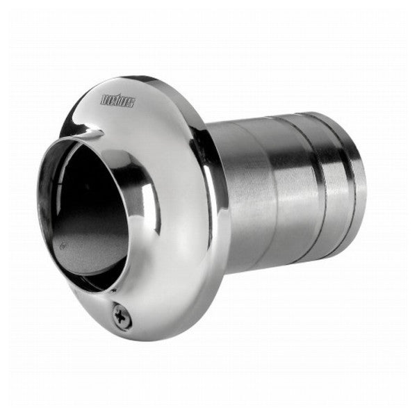 Vetus TRC75S 75 mm Stainless Steel Marine Tru-Hull Exhaust Outlet with Valve