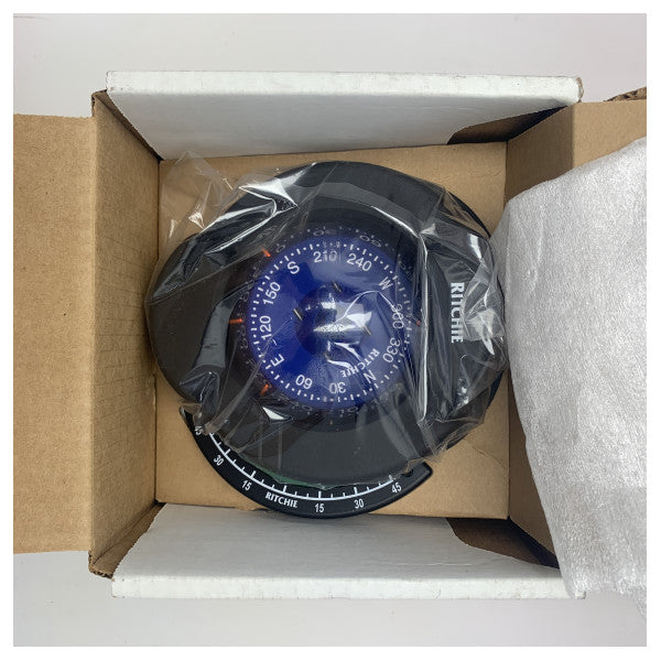 Kompas do montażu grodziowego Ritchie Venture ST-2 czarny 12V