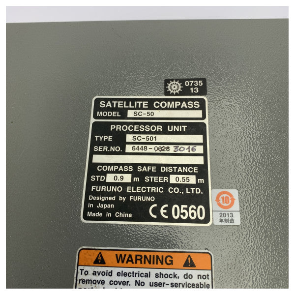Furuno SC-50 sustav satelitskog kompasa s GPS antenom visoke točnosti