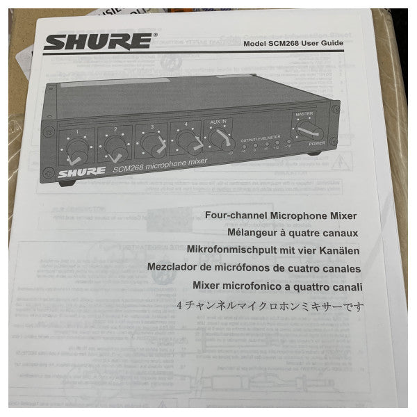 Rutter \/ Shure SCM268 - Mikrofon tal-Kanal u Interfaċċa Marina VHF
