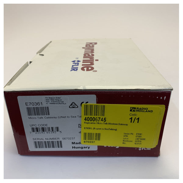 Raymarine Micro-Talk Ασύρματο Performance Sailing Gateway E70361 incl Cable