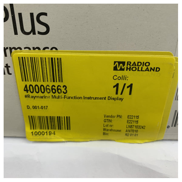 Pantalla de instrumento multifunción Raymarine ST70+ E22115
