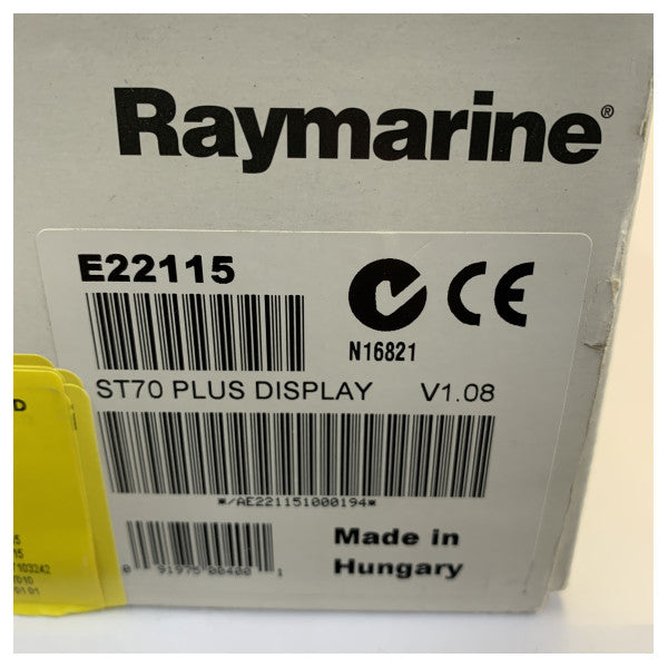 Pantalla de instrumento multifunción Raymarine ST70+ E22115