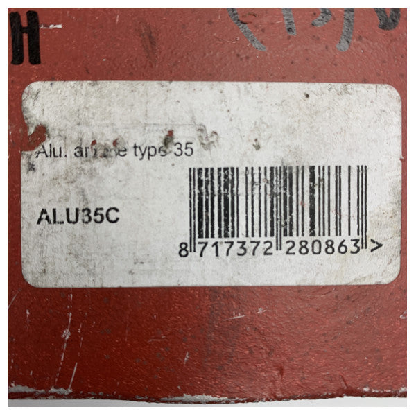 Vetus ALU35C Marine Aluminium Skrogmontering Anode til Korrosionsbeskyttelse