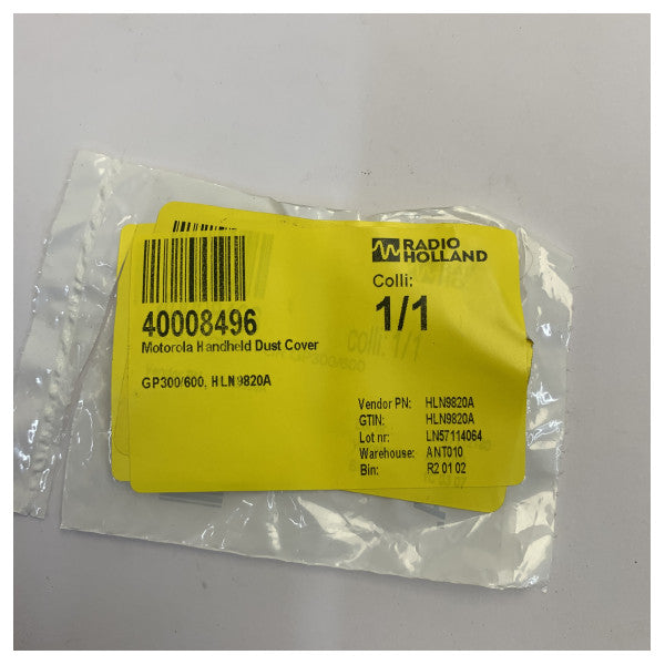 Motorola HLN9820A Κάλυμμα σκόνης συνδέσμου αξεσουάρ για τα ραδιόφωνα GP300 και GP600