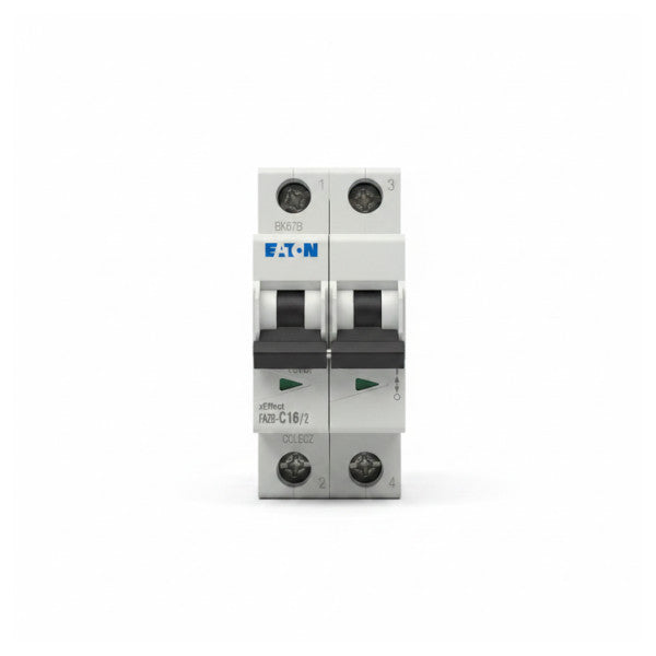 Eaton xEffect MCB wyłącznik nadprądowy 2P 16A charakterystyka C 6kA 230-400VAC