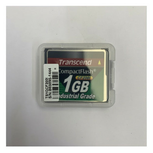 Transcend Tarjeta CompactFlash de 1GB 133X SLC grado industrial TS1GCF200i