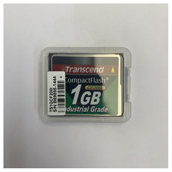 Transcend Tarjeta CompactFlash de 1GB 133X SLC grado industrial TS1GCF200i
