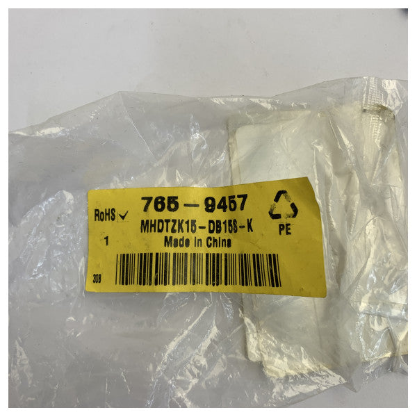 Kit de capucha para conector hembra D-Sub de 15 vías MH Connectors MHDTZK