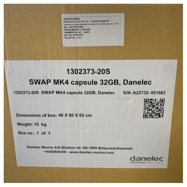 Danelec 1302373-20S yolculuk veri kaydedici SWAP MK4 32GB