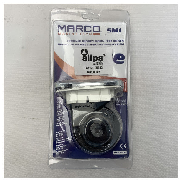 Marco Smile 12v Električni rog od nehrđajućeg čelika - SM1 - 132 102 22