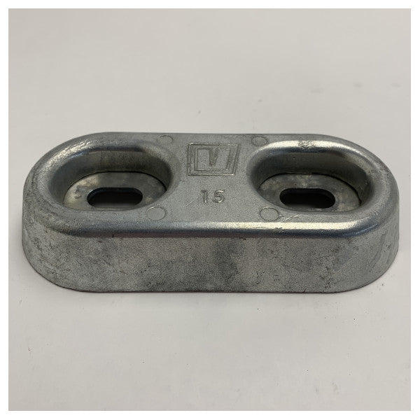 Anodo de zinc montado en casco Vetus ZINK15
