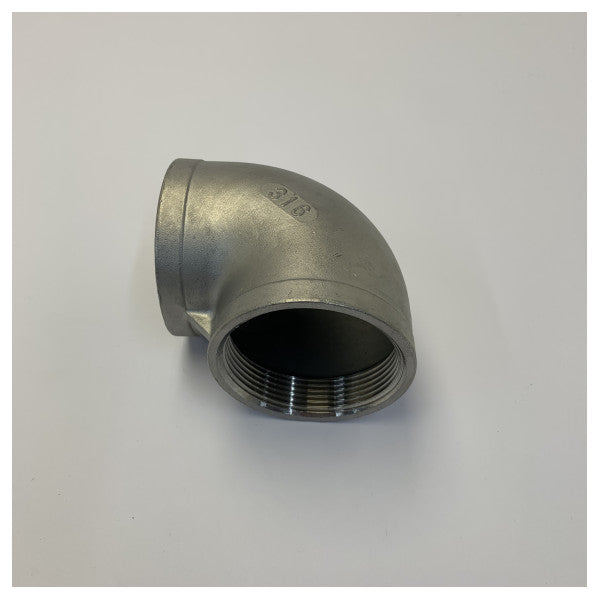 Raccordo a gomito 90A in acciaio inox 316 2 pollici FF Classe 150 17.3