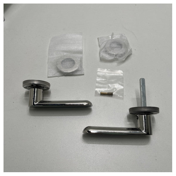 Stainless Steel Round Door Handle Set – Durable Marine & Outdoor Grip with Corrosion Resistance