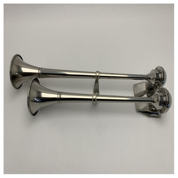 Cikada dvostruka zračna sirena od nehrđajućeg čelika marine klase – Izdržljiva glasna dvostruka signalna sirena za čamce